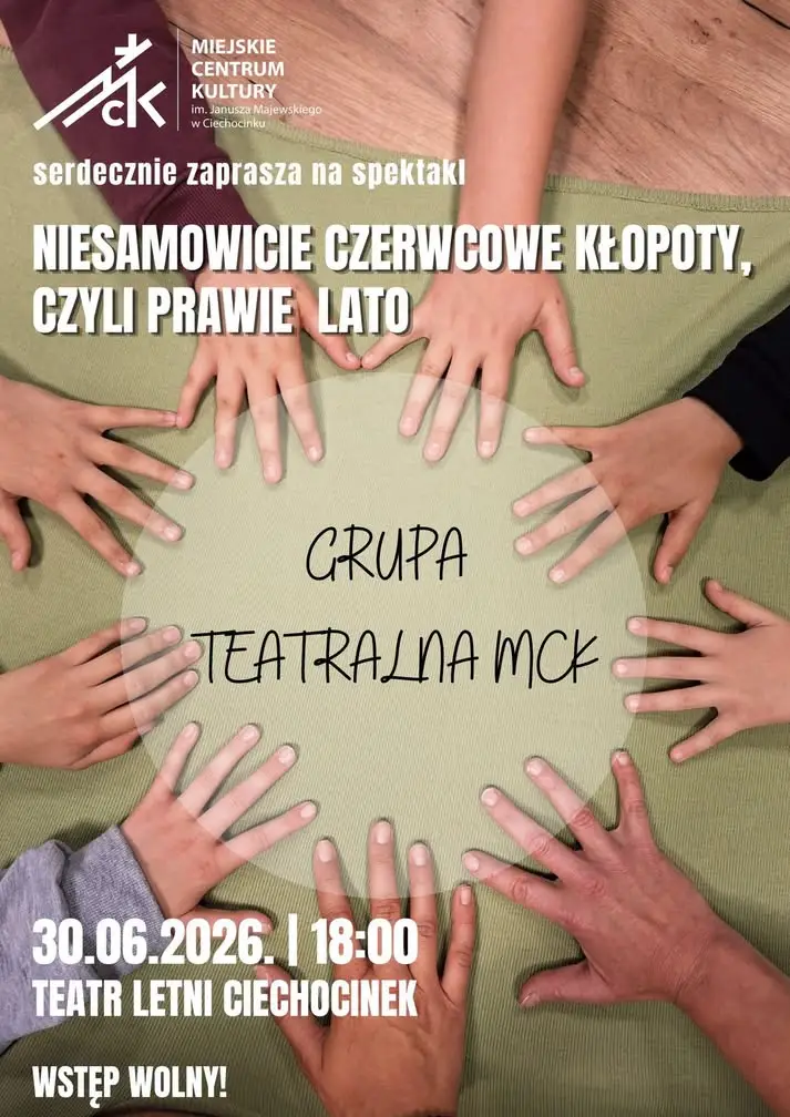 Spektakl 'Niesamowicie czerwcowe kłopoty' w Ciechocinku