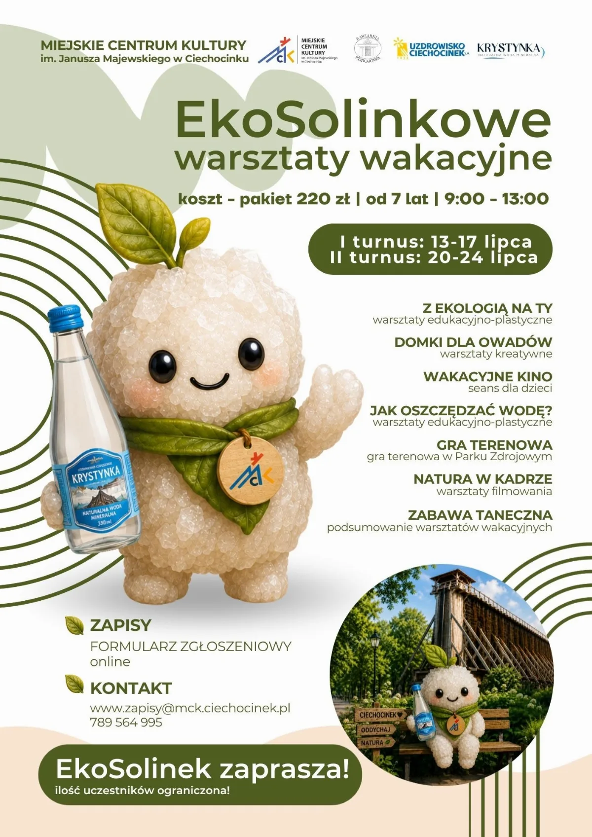 EkoSolinkowe warsztaty dla dzieci w Ciechocinku