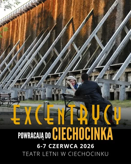 Spektakl „Excentrycy” w Teatrze Letnim w Ciechocinku
