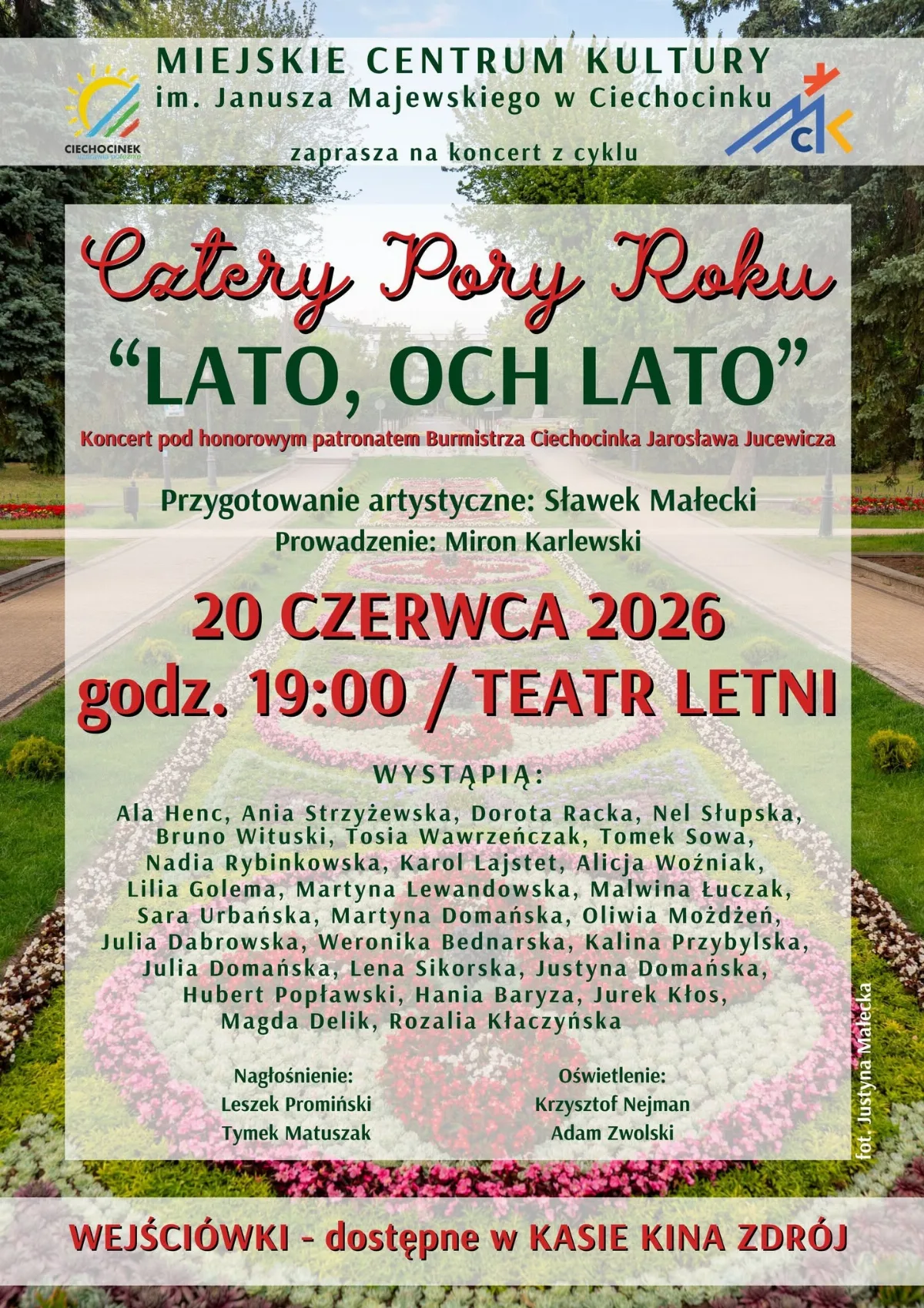 Koncert "Lato, Och Lato" w Ciechocinku