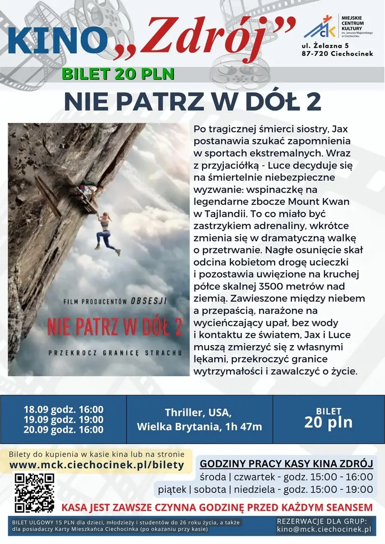 Premiera „Nie patrz w dół 2” – nowe wyzwania na wysokości