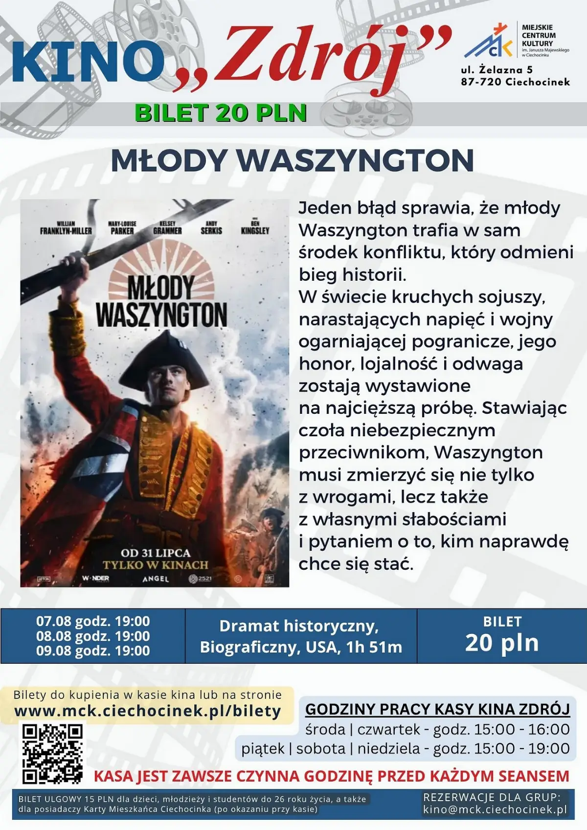 Film 'Młody Waszyngton' – portret legendarnego prezydenta USA