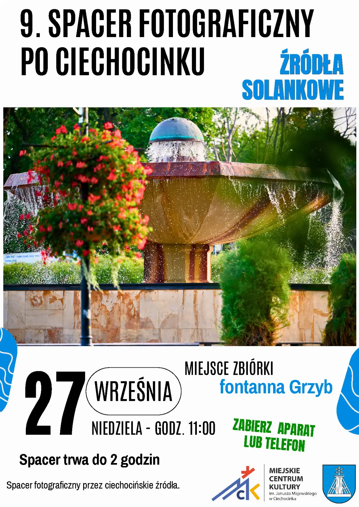 Spacer fotograficzny śladami ciechocińskich źródeł solankowych
