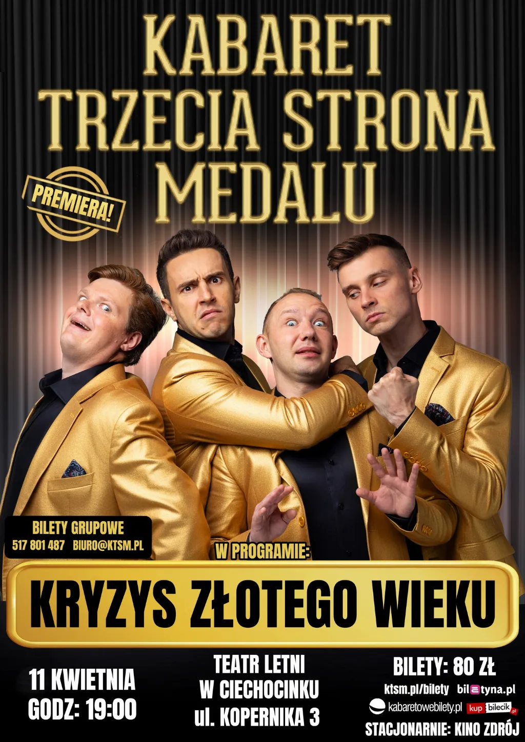 Kabaret Trzecia Strona Medalu prezentuje „Kryzys Złotego Wieku”