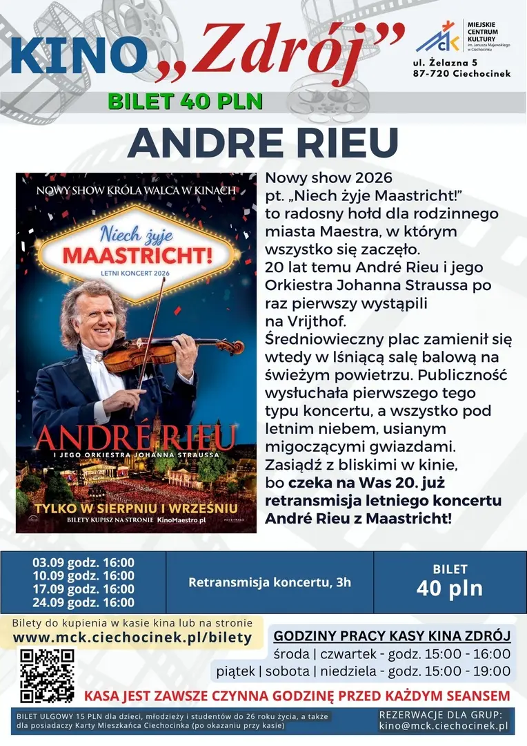 André Rieu zachwyca widzów spektaklem "Niech żyje Maastricht!"