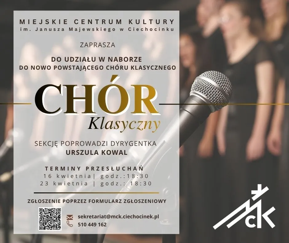 Nabór do nowego chóru klasycznego w Ciechocinku