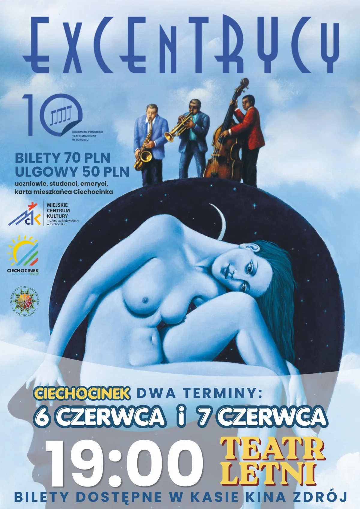 Spektakl 'Excentrycy' w Ciechocinku