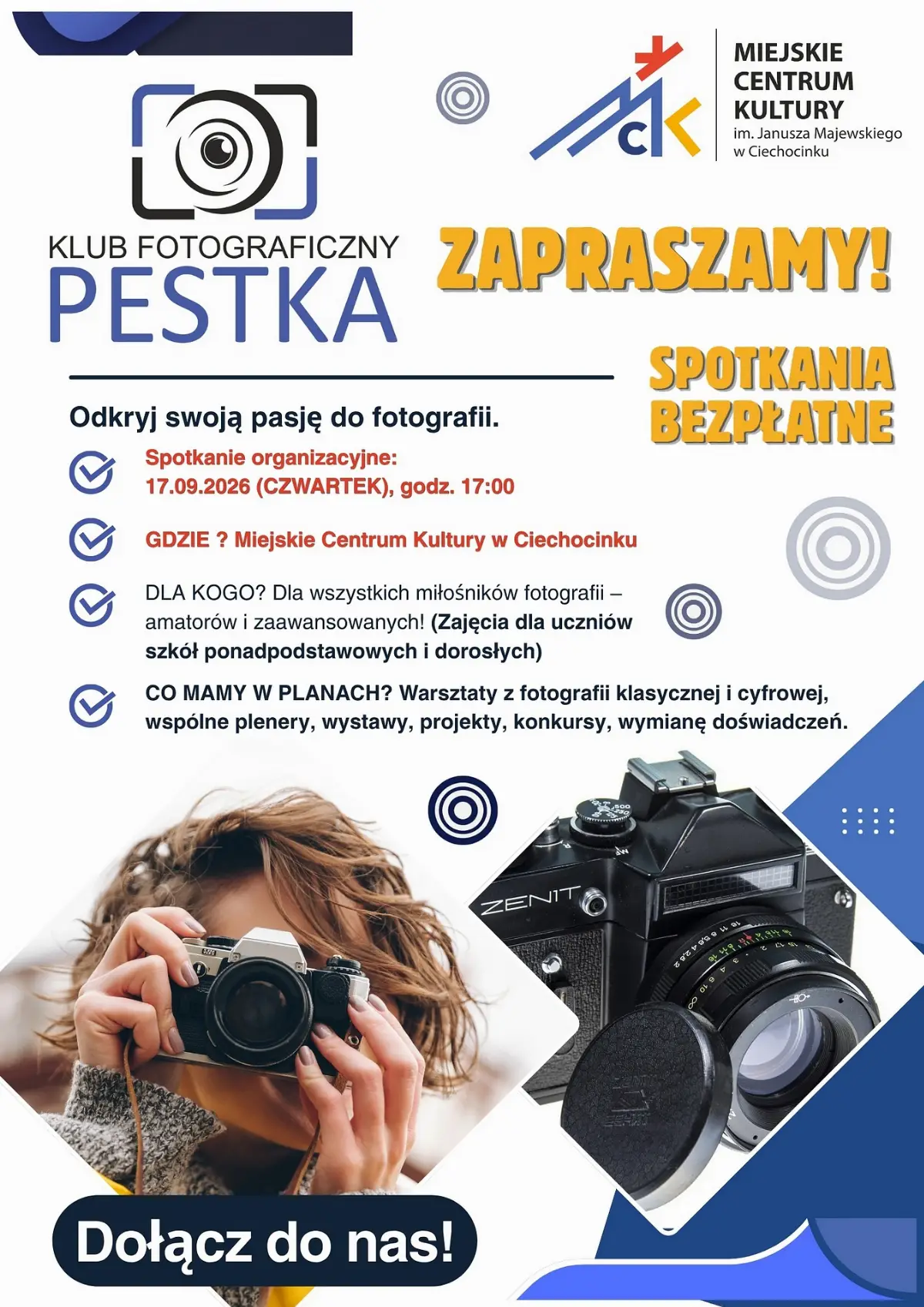 Klub Fotograficzny „PESTKA” zaprasza entuzjastów fotografii