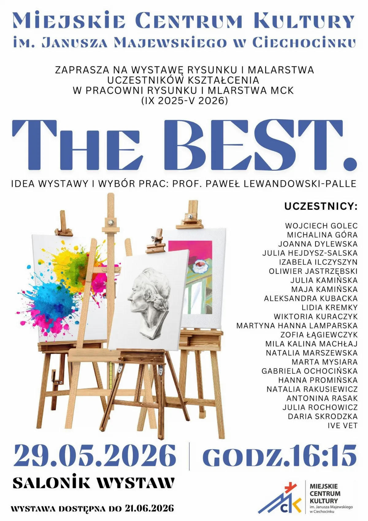 Wystawa rysunku i malarstwa „THE BEST.” w MCK