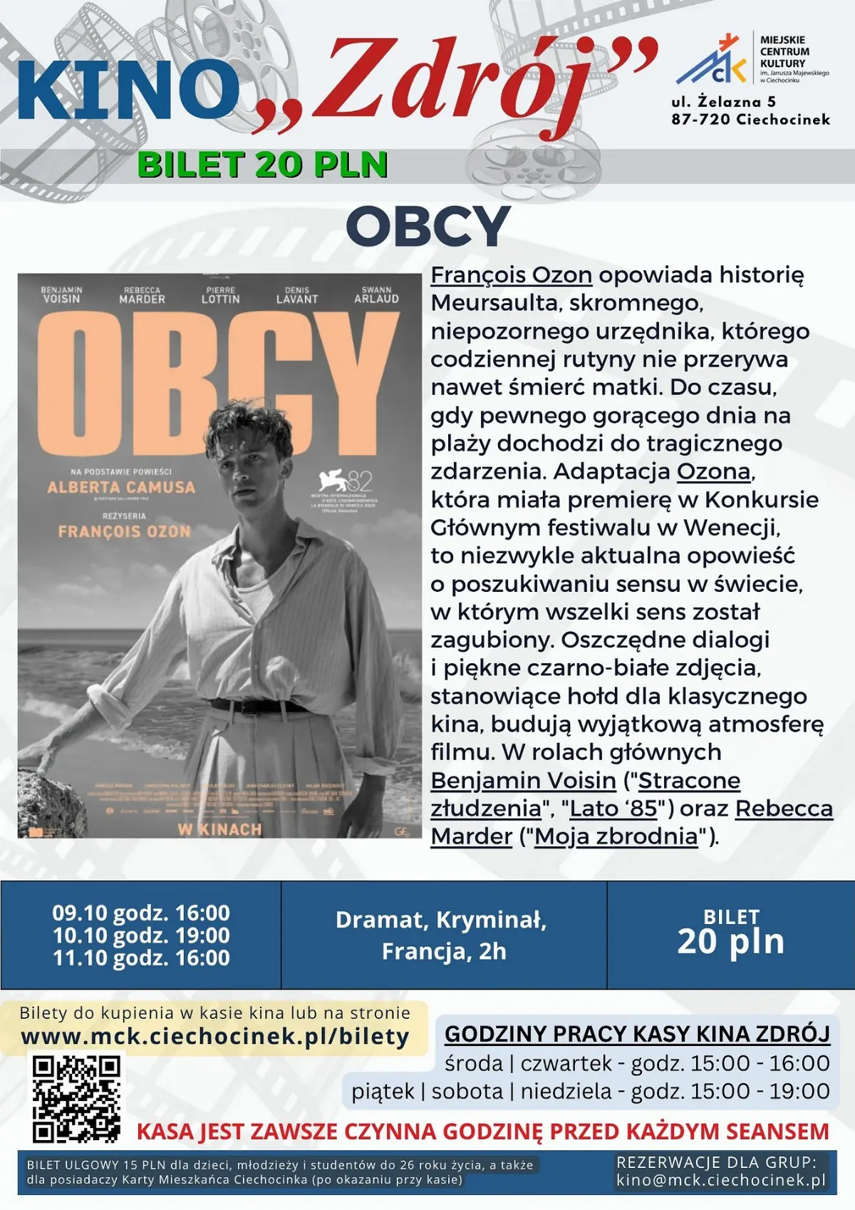 Film "Obcy" w reżyserii François Ozona