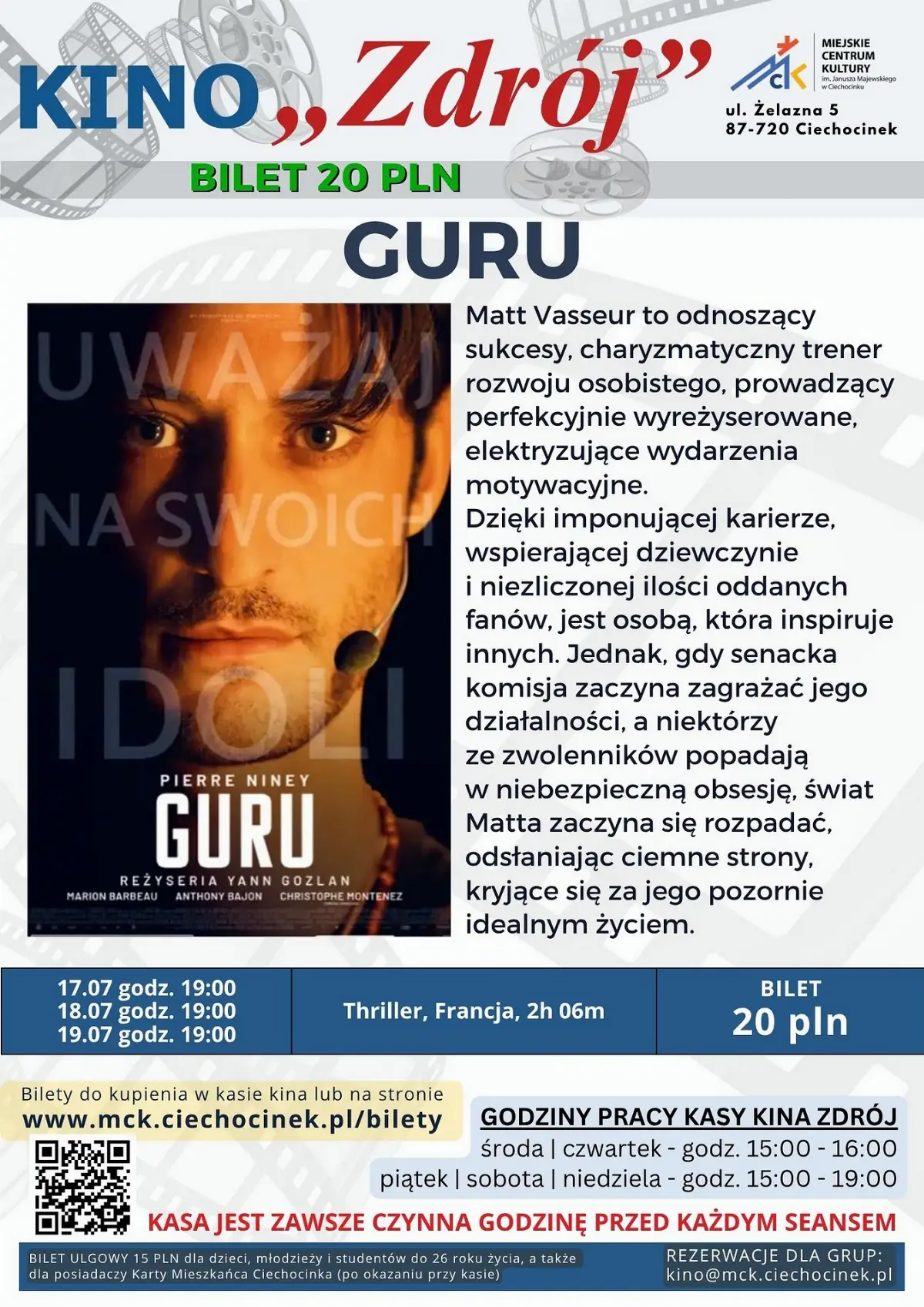 Premiera thrillera psychologicznego „Guru” w polskich kinach